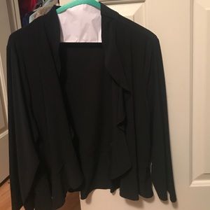 Black cardigan